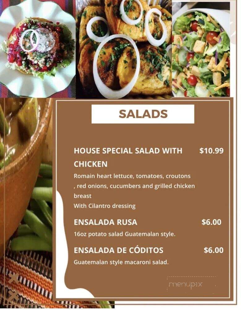 Antojitos Guatemaltecos - El Cerrito, CA menu_pic