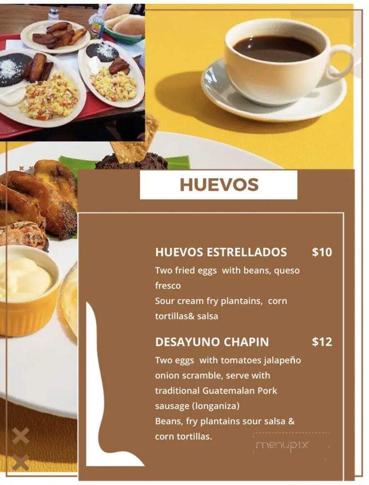 Antojitos Guatemaltecos - El Cerrito, CA menu_pic