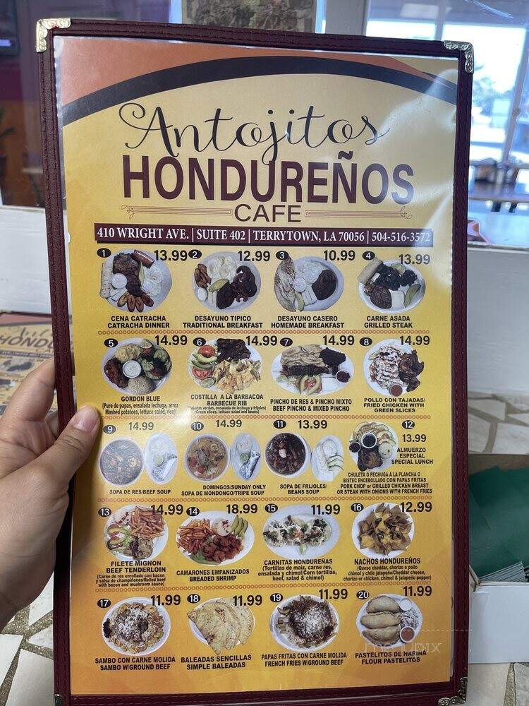 Antojitos Hondurenos Cafe - Terrytown, LA menu_pic