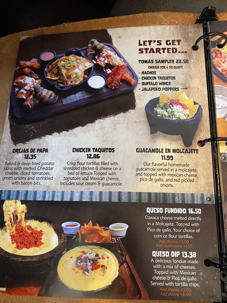 Antojo's Mexican Grill - Tacoma, WA menu_pic
