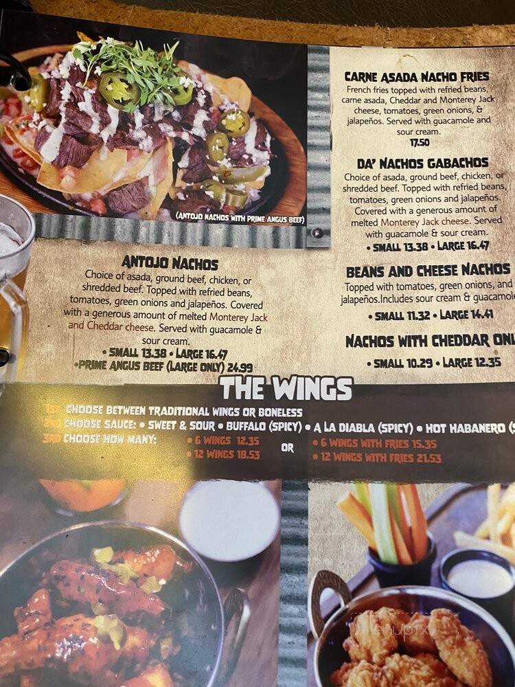 Antojo's Mexican Grill - Tacoma, WA menu_pic