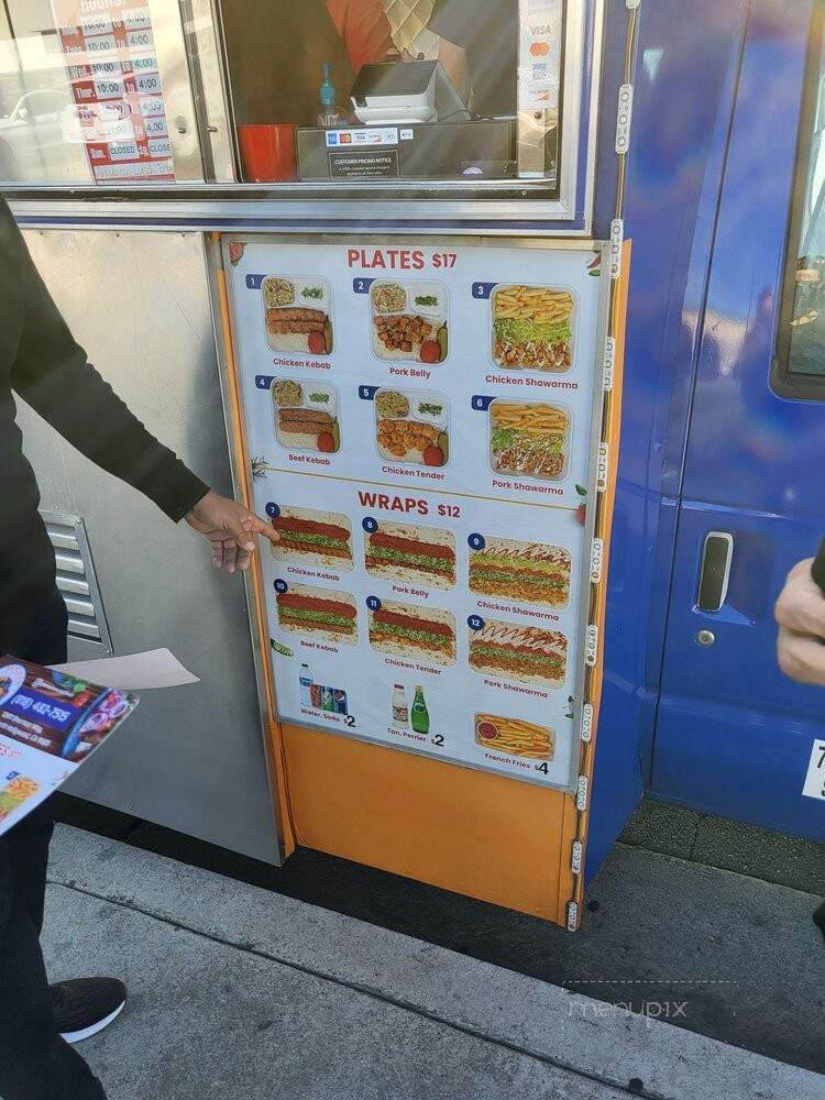 Armenian Lunch Truck - North Hollywood, CA menu_pic