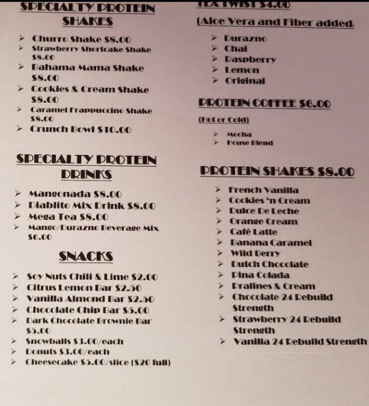 Art and Joy of Nutrition - Austin, TX menu_pic