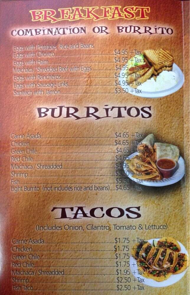 Art's Coffee Shop - Los Angeles, CA menu_pic