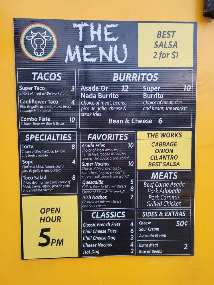 Asada Or Nada - Fresno, CA menu_pic