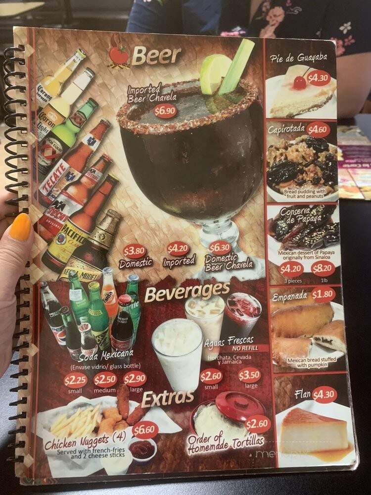 Asadero Los Corrales - Palm Springs, CA menu_pic