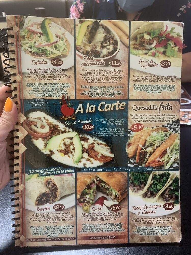Asadero Los Corrales - Palm Springs, CA menu_pic