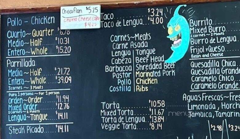 Asadero Norte De Sonora - Phoenix, AZ menu_pic