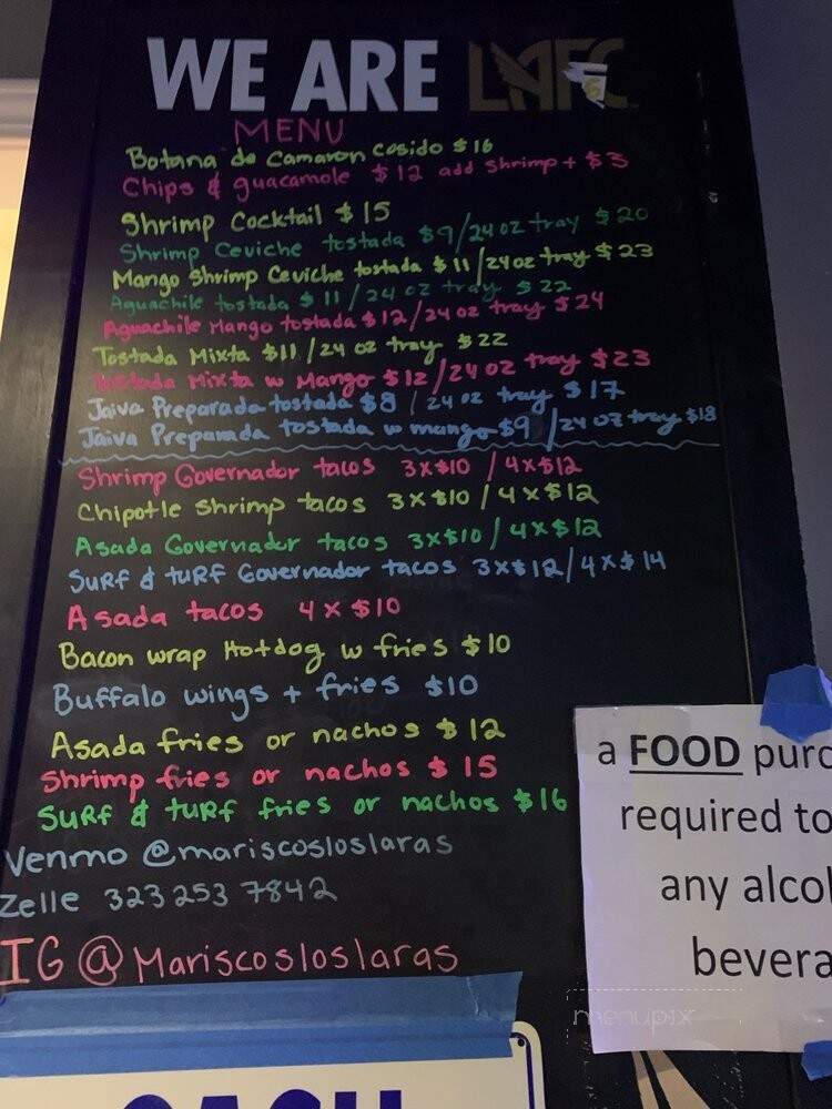 Auggie's Bar & Grill - South Gate, CA menu_pic