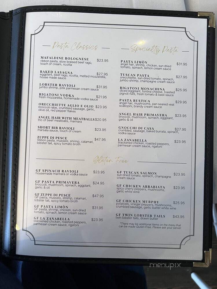 Augie's Trattoria - Harrington Park, NJ menu_pic