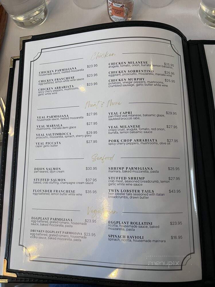 Augie's Trattoria - Harrington Park, NJ menu_pic