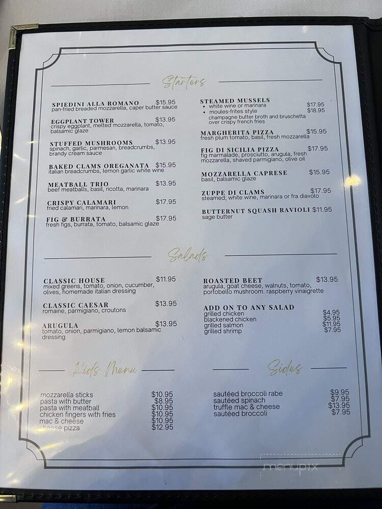 Augie's Trattoria - Harrington Park, NJ menu_pic