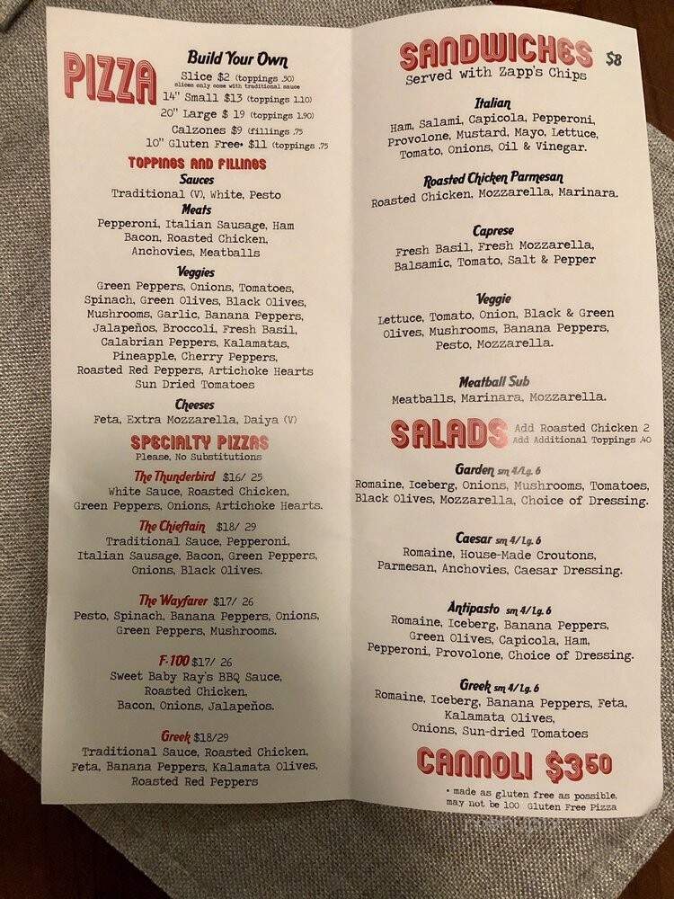 Automatic Pizza - Athens, GA menu_pic