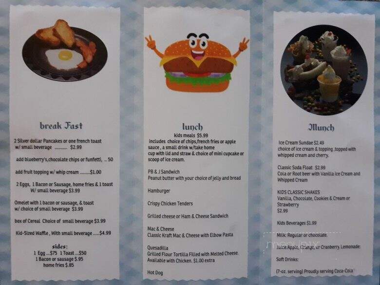 Avoca Brunch & Munch Cafe - Avoca, NY menu_pic