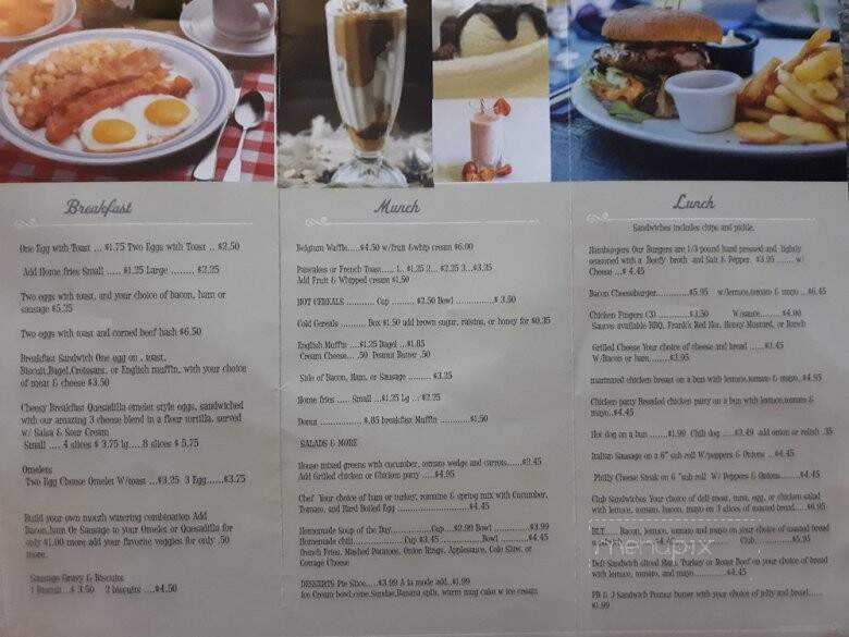Avoca Brunch & Munch Cafe - Avoca, NY menu_pic
