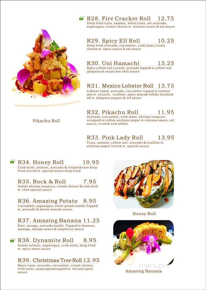 AYCE Sushi - East Lansing, MI menu_pic