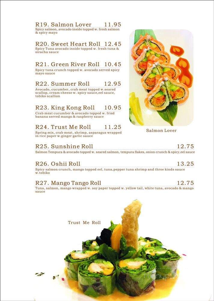 AYCE Sushi - East Lansing, MI menu_pic