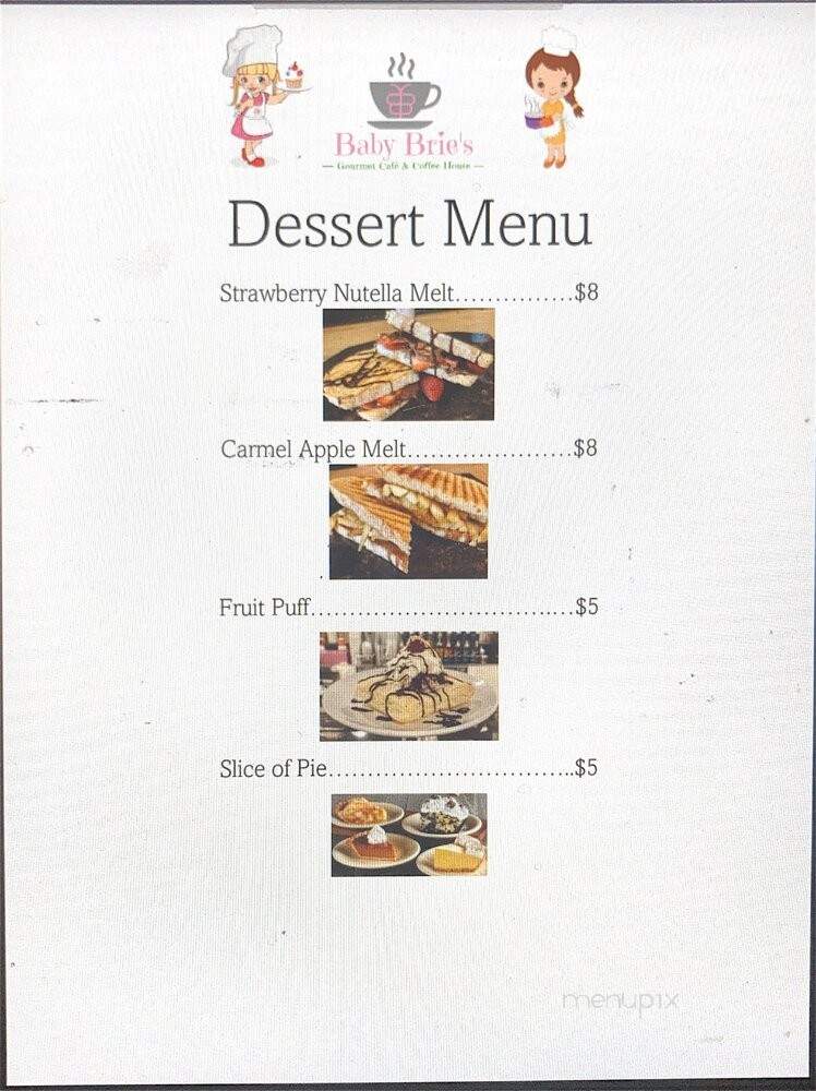 Baby Brie's Cafe & Coffee House - Sarasota, FL menu_pic