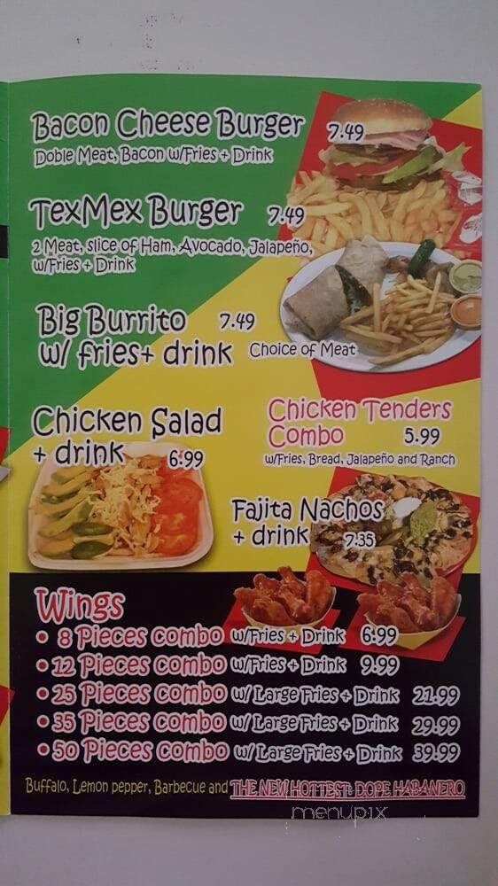 Taqueria Delicious - Balch Springs, TX menu_pic