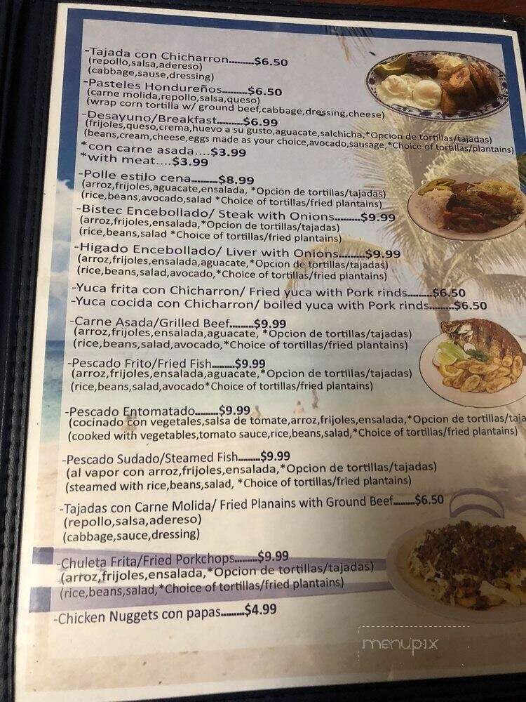 Baleadas By Lili's - Richardson, TX menu_pic