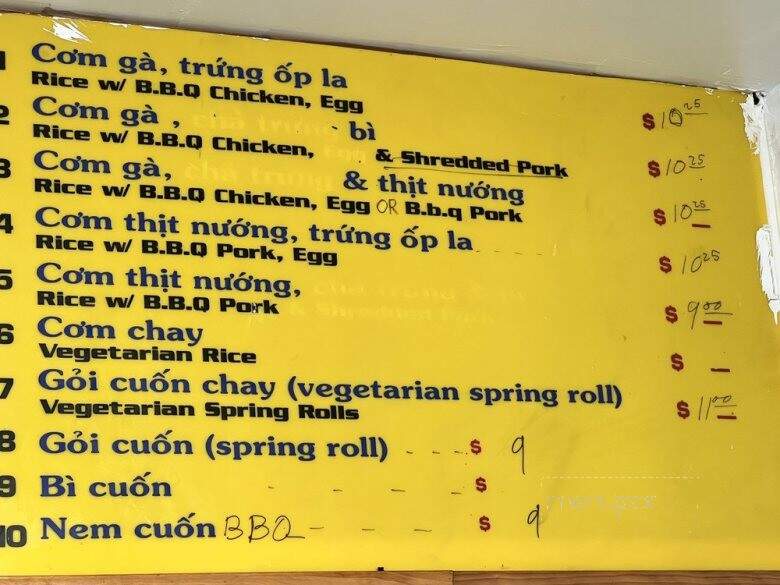 Bale French Sandwich Shop - San Diego, CA menu_pic