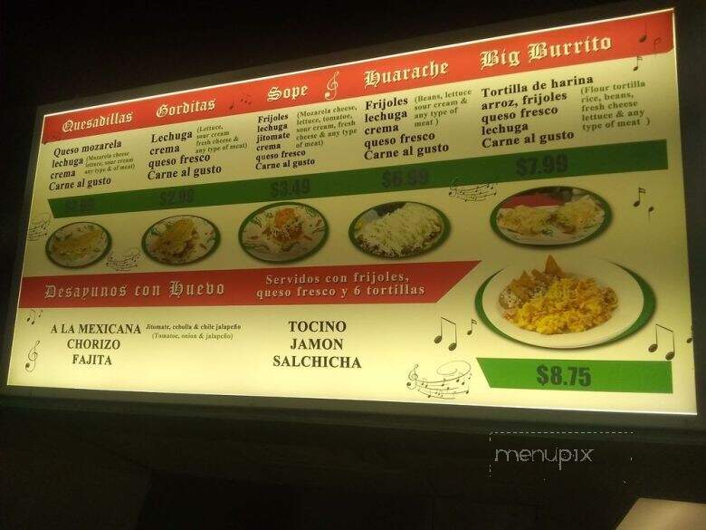 Banderos Mexican Food - Wylie, TX menu_pic