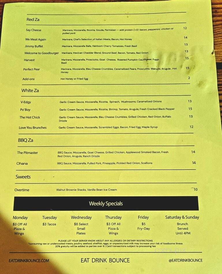 B&H Bounce House - Orlando, FL menu_pic