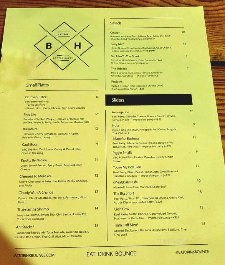 B&H Bounce House - Orlando, FL menu_pic