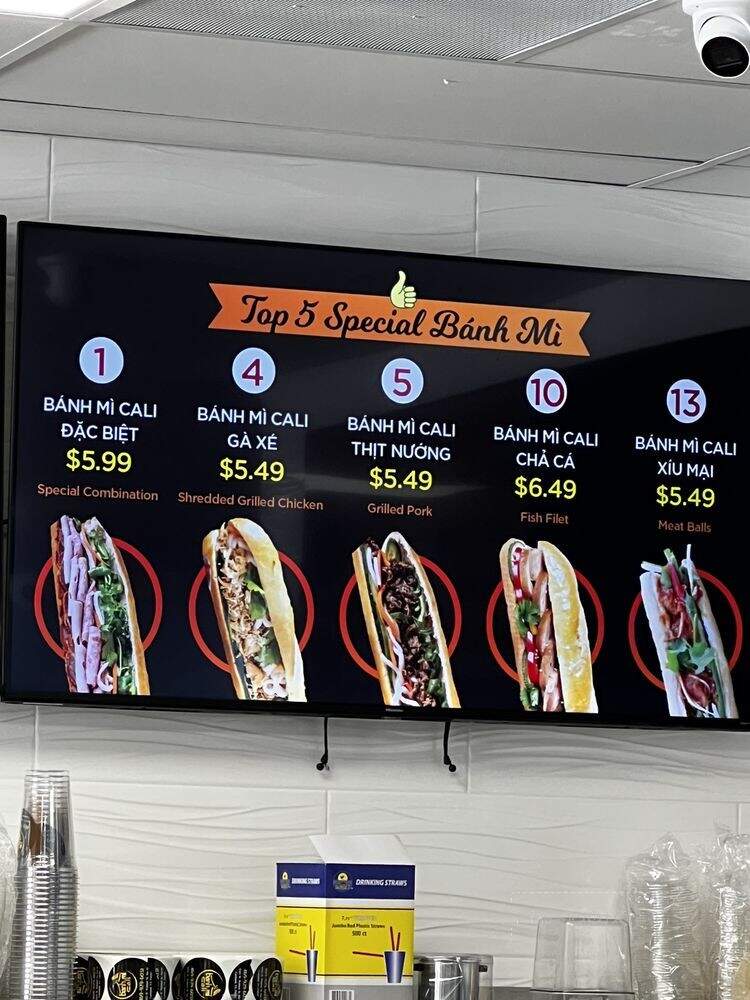 Banh Mi Cali - Garland, TX menu_pic