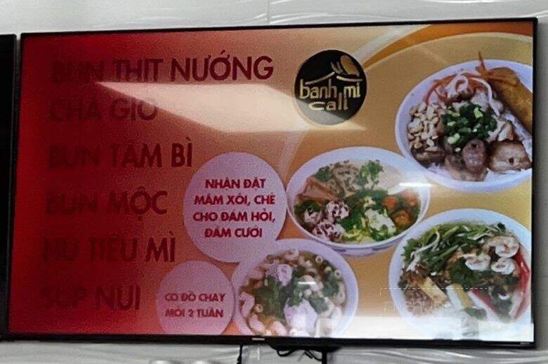 Banh Mi Cali - Garland, TX menu_pic