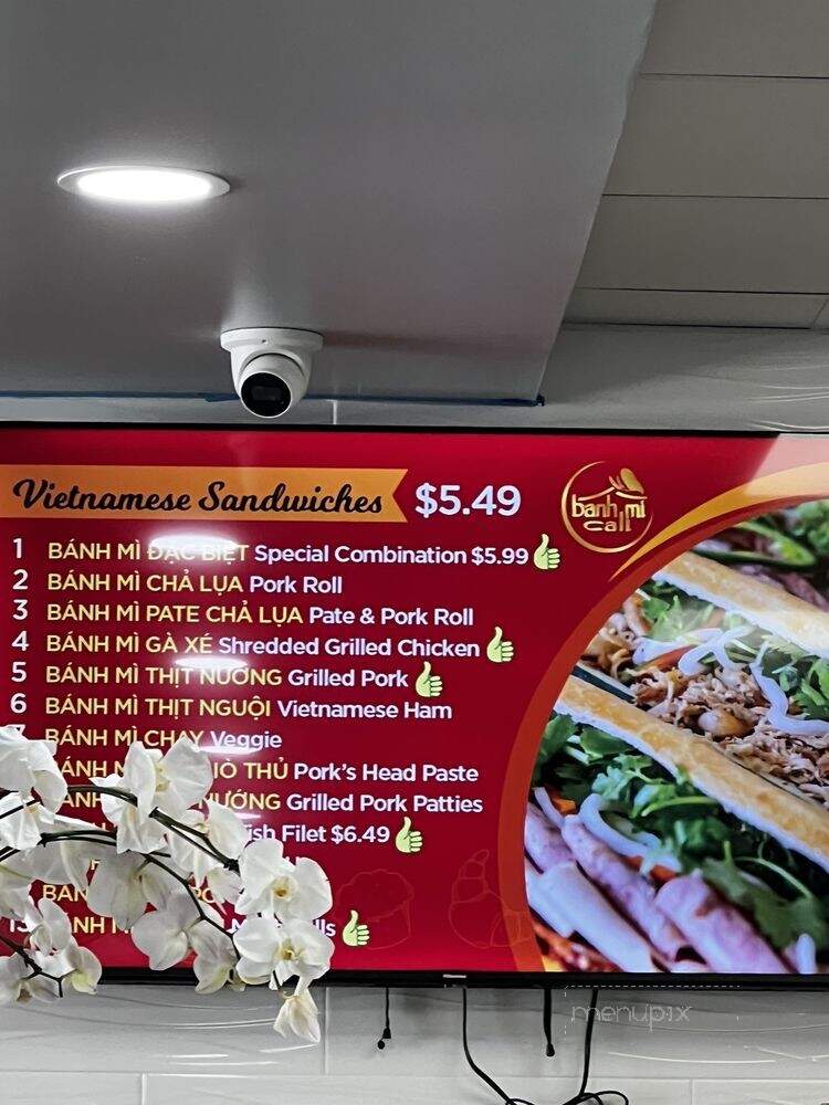 Banh Mi Cali - Garland, TX menu_pic