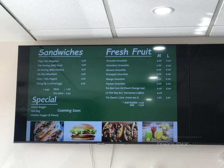 Tiem Banh Mi Dieu Ky - Toronto, ON menu_pic