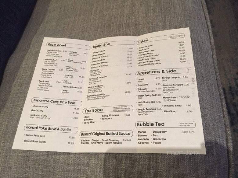 Banzai Sushi & Teriyaki House - Calgary, AB