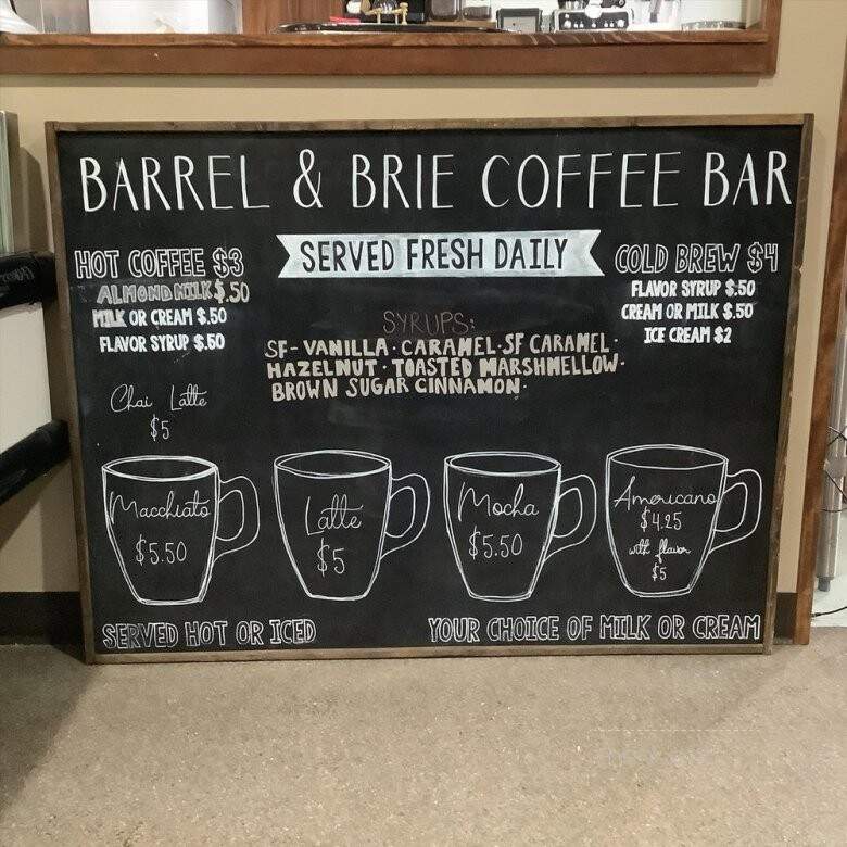 Barrel & Brie - Lena, IL menu_pic