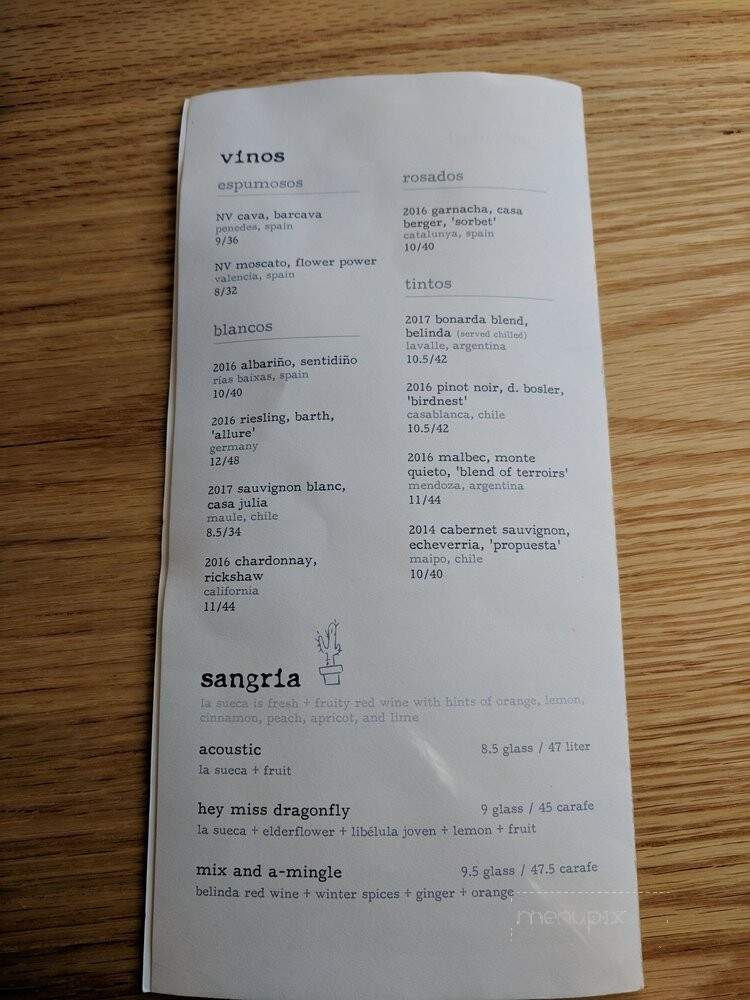 Bartaco Westbend - Fort Worth, TX menu_pic