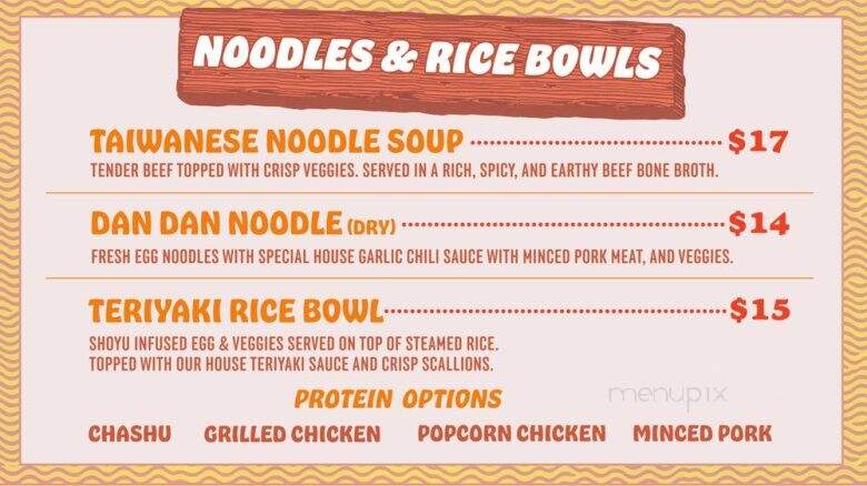 Bear Noodle Bar - Big Bear Lake, CA menu_pic