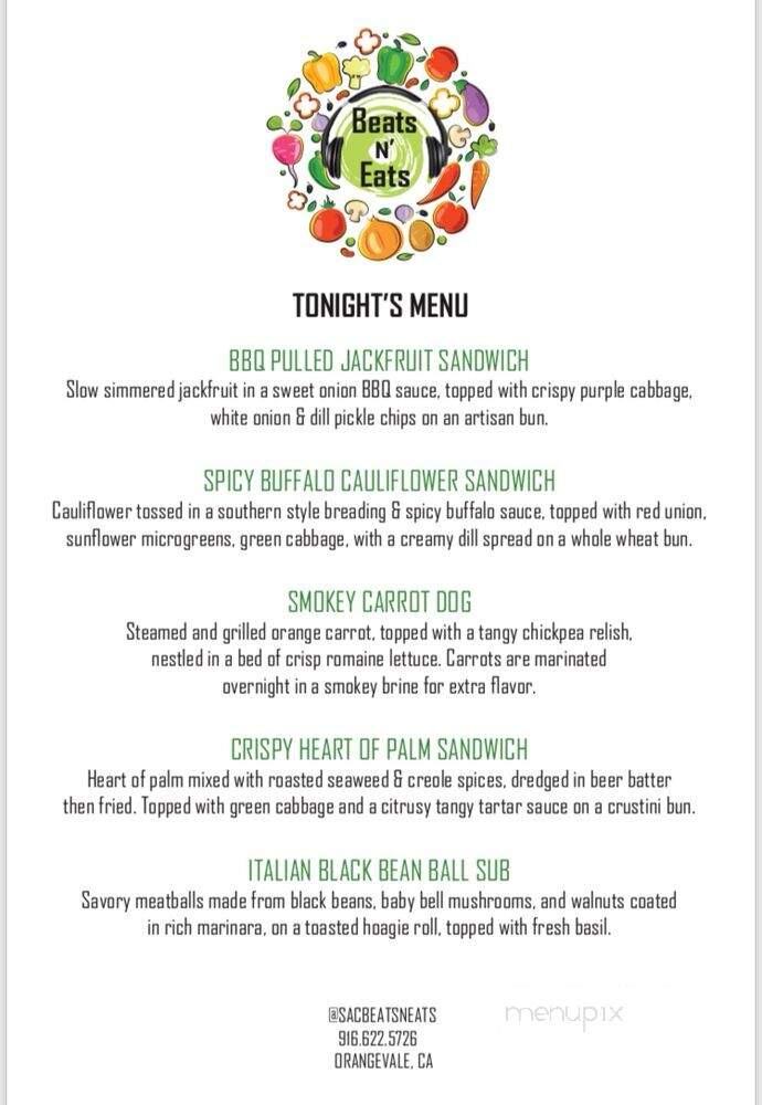Beats N' Eats - Orangevale, CA menu_pic