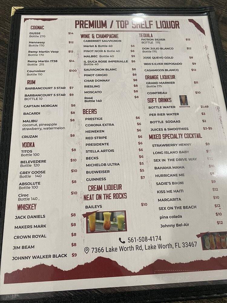 Bel Air 509 - Lake Worth, FL menu_pic