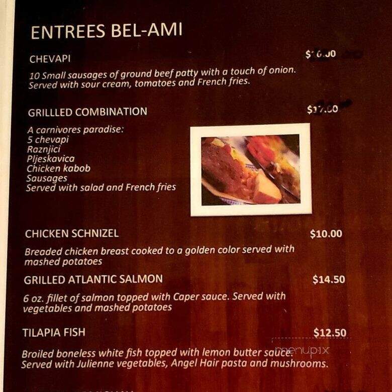 Bel-Ami - Chicago, IL menu_pic