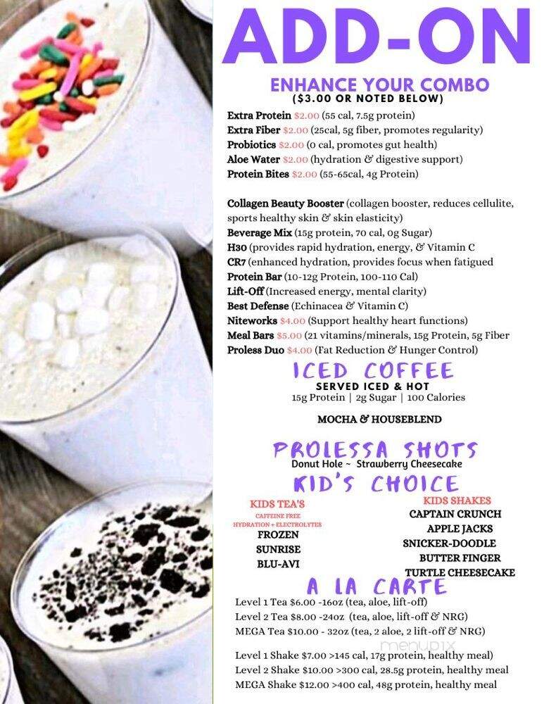 Bennett Nutrition - Bennett, CO menu_pic