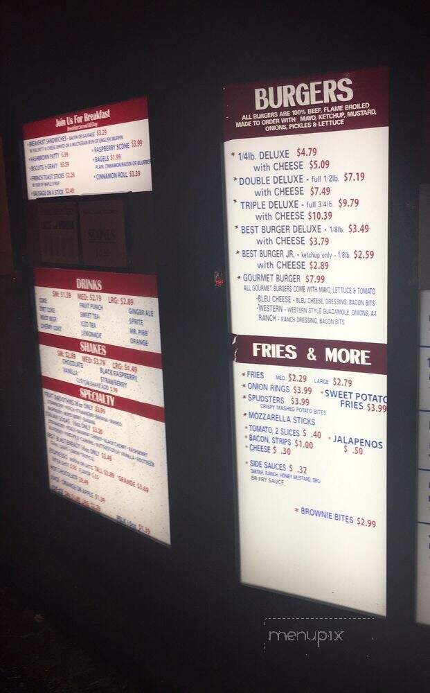 Best Burgers - Tacoma, WA menu_pic