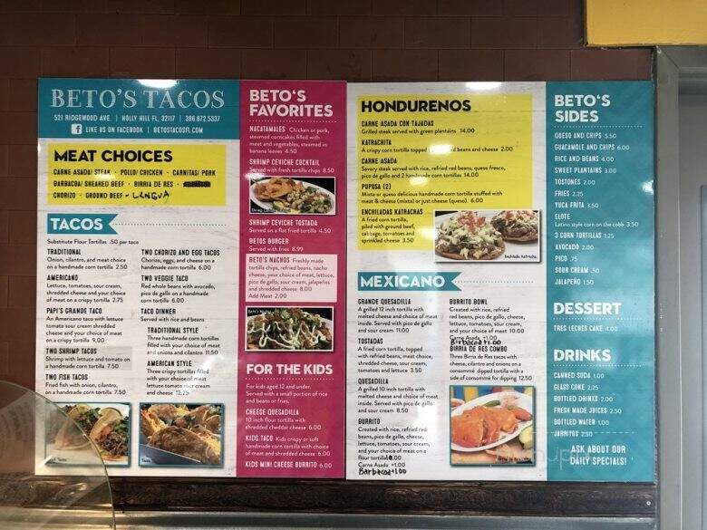 Beto's Tacos - Holly Hill, FL