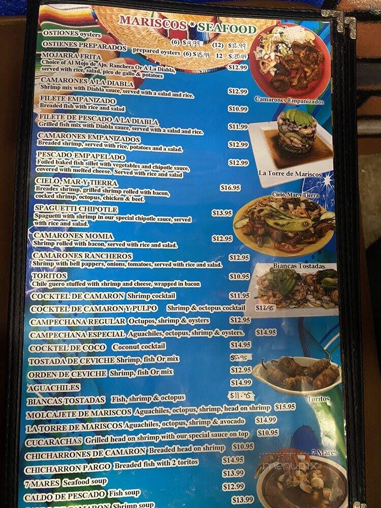 Bianca's Mexican Restaurant - Warr Acres, OK menu_pic