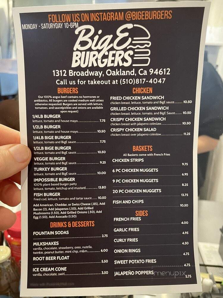 BigE Burgers - Oakland, CA