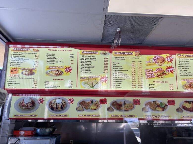 Big K's Burgers Drive-In - Santa Ana, CA menu_pic