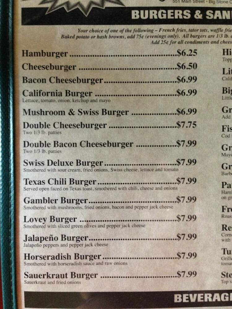 Big Stone Grind - Big Stone City, SD menu_pic