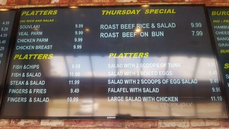 Big Sizzler Restaurant - Markham, ON menu_pic