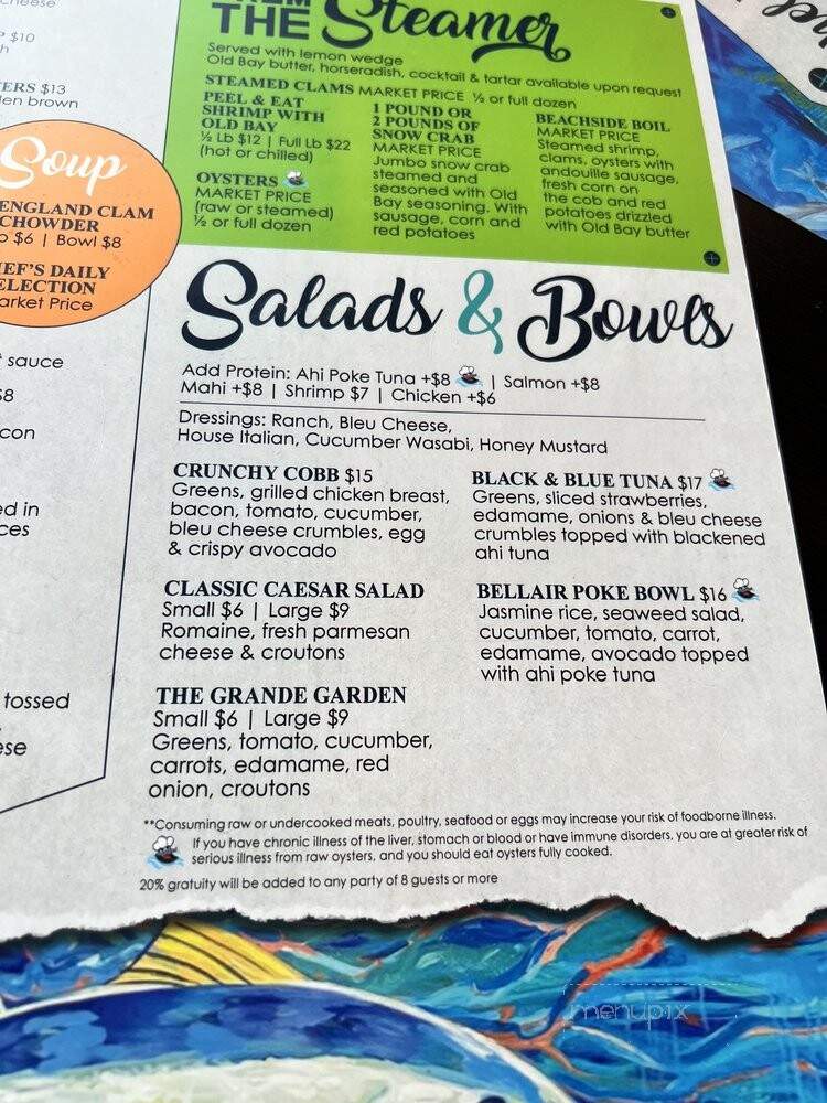 Big Tunas Beach Bar & Grill - Daytona Beach, FL menu_pic
