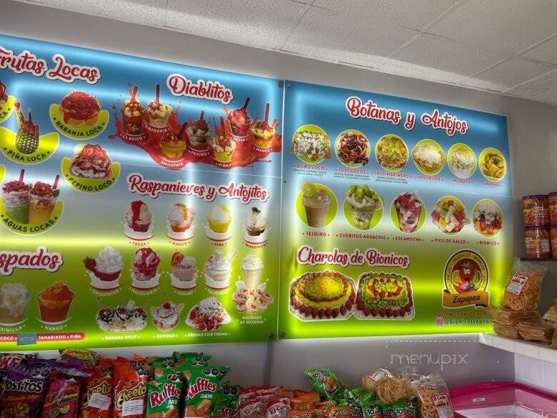 Bionicos Zapopan - Downey, CA menu_pic