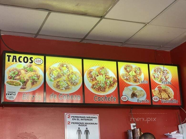 Birrieria Canelo's - Maywood, CA menu_pic